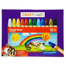 Craft and Arts Pastel Boya 12 Renkli - Karton Kutu - U1812