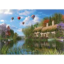 Ks Games 1000 Parça Old River Cottage Puzzle