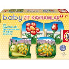 Educa Baby Zıt Kavramlar 12 Parçalık Yapboz