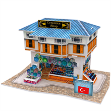 Cubic Fun Türk Seramik Mağazası (3 Boyutlu 25 Parça Puzzle)