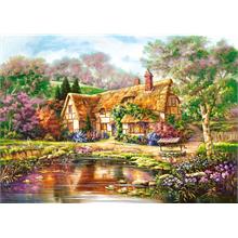 Castorland 3000 Parça Puzzle - Twilight at Woodgreen Pond