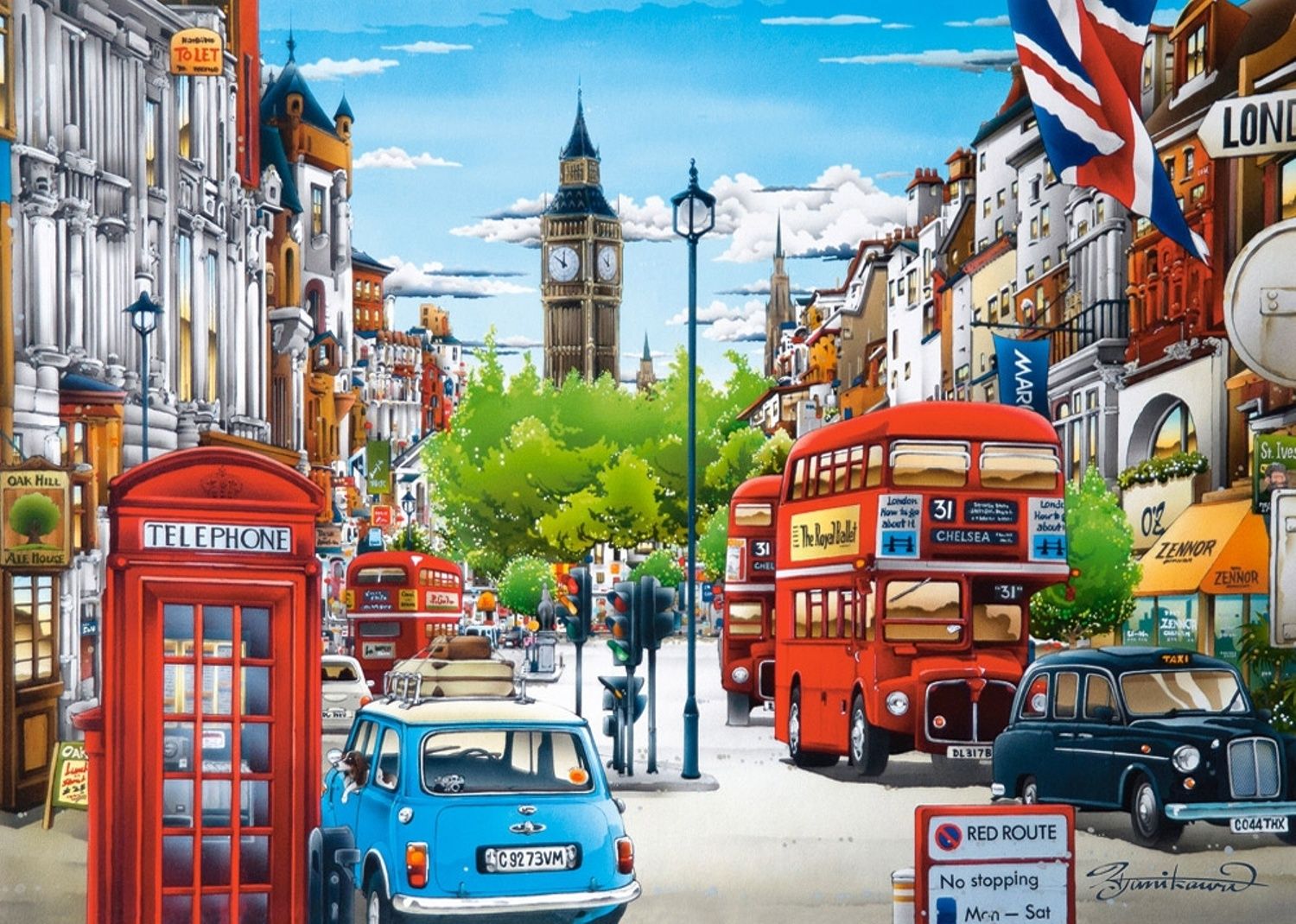 Castorland 1500 Parça Londra Puzzle