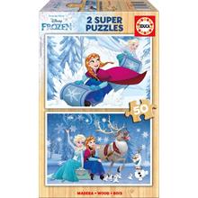 Educa 2x50 Parça Frozen Süper Puzzle