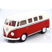 1962 Volkswagen Classical Bus (Kırmızı-Krem) 1:32 Diecast Metal