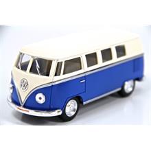 1962 Volkswagen Classical Bus (Mavi-Krem) 1:32 Diecast Metal