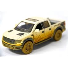 Beyaz - 2013 Ford F-150 SVT Raptor Super Crew 1:46 Metal Araba