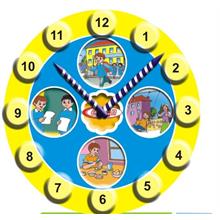 Eksen 25 Parça Ahşap Saat Puzzle