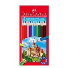 Faber Castell 12 Renk Kuru Boya Kalemi