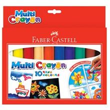 Faber Castell Multi Crayon Pastel 10 Renk
