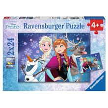 Ravensburger 2x24 Parça Frozen Kuzey Işıkları Çocuk Puzzle