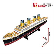 Cubic Fun 35 Parça 3D Titanic Puzzle