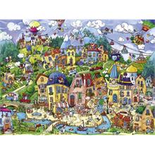 Heye Mutlu Şehir Puzzle (Rita Berman - 1500 Parça)