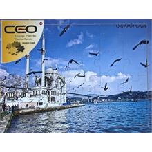 Ceo 24 Parça Ahşap Puzzle Ortaköy Camii 40x30cm