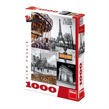Dino Puzzle 1000 Parça Paris Kolajı Puzzle