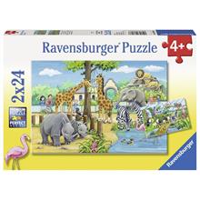 Hayvanat Bahçesi Çocuk Puzzle (Ravensburger 2x24 Parça)
