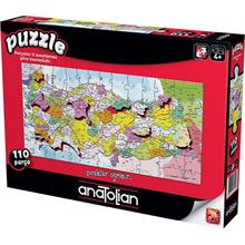 Anatolian 7401 Türkiye Haritası İller Puzzle (Türkiye Map)