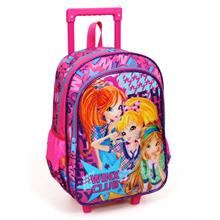 Winx Club Lila Macroworld Çek Çek Okul Çantası (Yaygan Çanta)