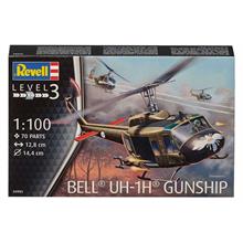 Revell 1:100 Ölçek Bell UH-1H Gunship Savaş Helikopteri Maket Kit