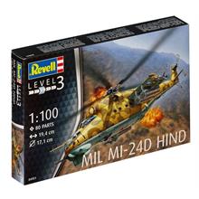 Revell 04951 1:100 Ölçek Mil Mi-24D Hind Atak Helikopteri Model Kit