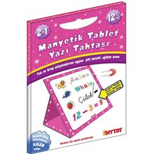 Dıy Toy Manyetik Tablet ve Yazı Tahtası (Pembe)