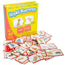 Eğlenceli İlişki Kurma 60 Parça Eğitici Puzzle