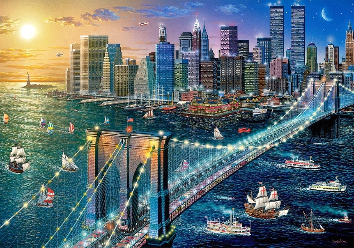 Castorland New York Brooklyn Köprüsü 500 Parça Puzzle