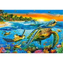 Castorland 1000 Parça Sualtı Kaplumbağaları Puzzle