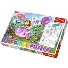 Trefl Sofia Color Puzzle 20 Parça Çift Taraflı Boyamalı Puzzle