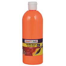 Craft and Arts 500 ml Neon Akrilik Boya (Turuncu)