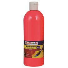 Craft and Arts 500 ml Neon Akrilik Boya (Pembe)