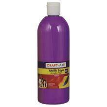 Craft and Arts 500 ml Akrilik Mor Boya (Neon)