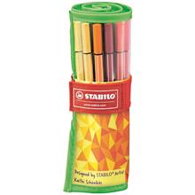 Stabilo Pen 68 Colormatrix Rollerset 25 Renk 1 mm Keçeli Kalem
