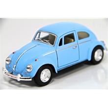 Kinsmart 1967 Mavi Volkswagen Beetle Oyuncak Araba (1:32 Metal)