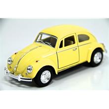 Kinsmart 1967 Sarı Volkswagen Beetle Oyuncak Araba (1:32 Metal)