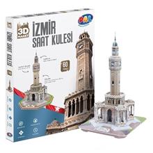 Pal İzmir Saat Kulesi 60 Parça 3D Karton Maket