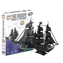 Pal 308 Parça The Queen Anne s Revenge - Siyah İnci Gemi Maketi