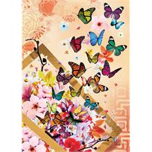 Art 500 Parça Bahar Esintisi Puzzle - Kelebekler ve Çiçekler
