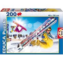 Educa 15268 200 Parça Snowboard Puzzle