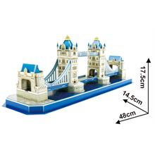 Cubic Fun 3D 52 Parça Puzzle Tower Bridge - İngiltere