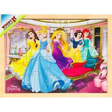 Disney Prenseleri 20 Parçalı Kız Çocuk Ahşap Puzzle
