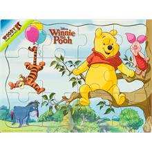 Winni The Pooh Saklanbaç Oyunu 12 Parça Ahşap Yapboz