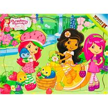 Strawberry Shortcake Çilek Kız 12 Parça Tahta Yapboz - Piknik