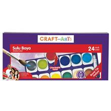 Craft and Arts Değiştirilebilir 24 lü Sulu Boya - U1557KK-24