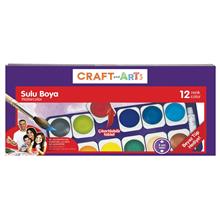 Craft and Arts 12 li Sulu Boya Değiştirilebilir Tablet - U1557KK-12D