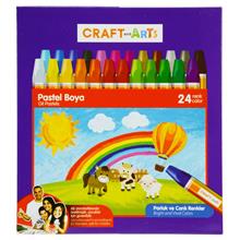 Craft and Arts 24 Renk Pastel Boya - Karton Kutu - U1824