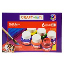 Craft and Arts 6x30 ml Akrilik Boya - U1560KK-6