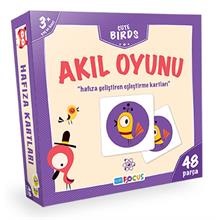 Blue Focus Cute Birds Akıl Oyunu - Eşleştirme Kartları