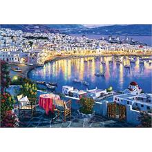 Trefl 26144 Mykonos ta Günbatımı 1500 Parça Puzzle