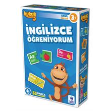 Kukuli İngilizce Öğreniyorum Okul Öncesi Eğitici Çocuk Oyunu