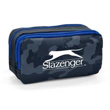 Slazenger Gri-Mavi Kalem Çantası 12437